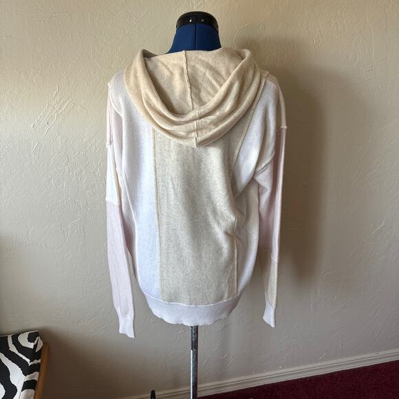 NWT Johnny Was Cashmere Patrchwork Hoodie Sz L - Picture 4 of 6